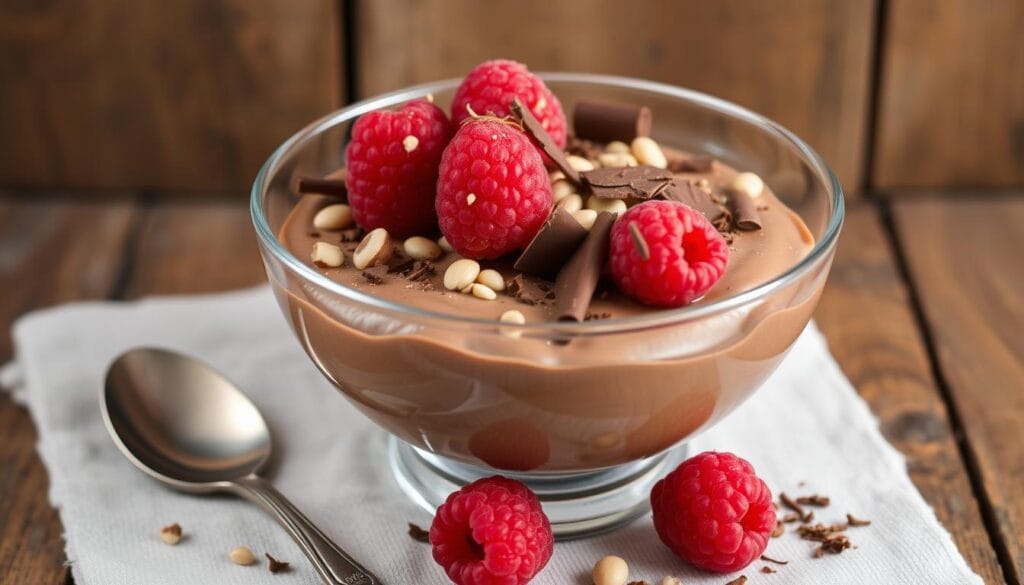 chocolate mousse topping