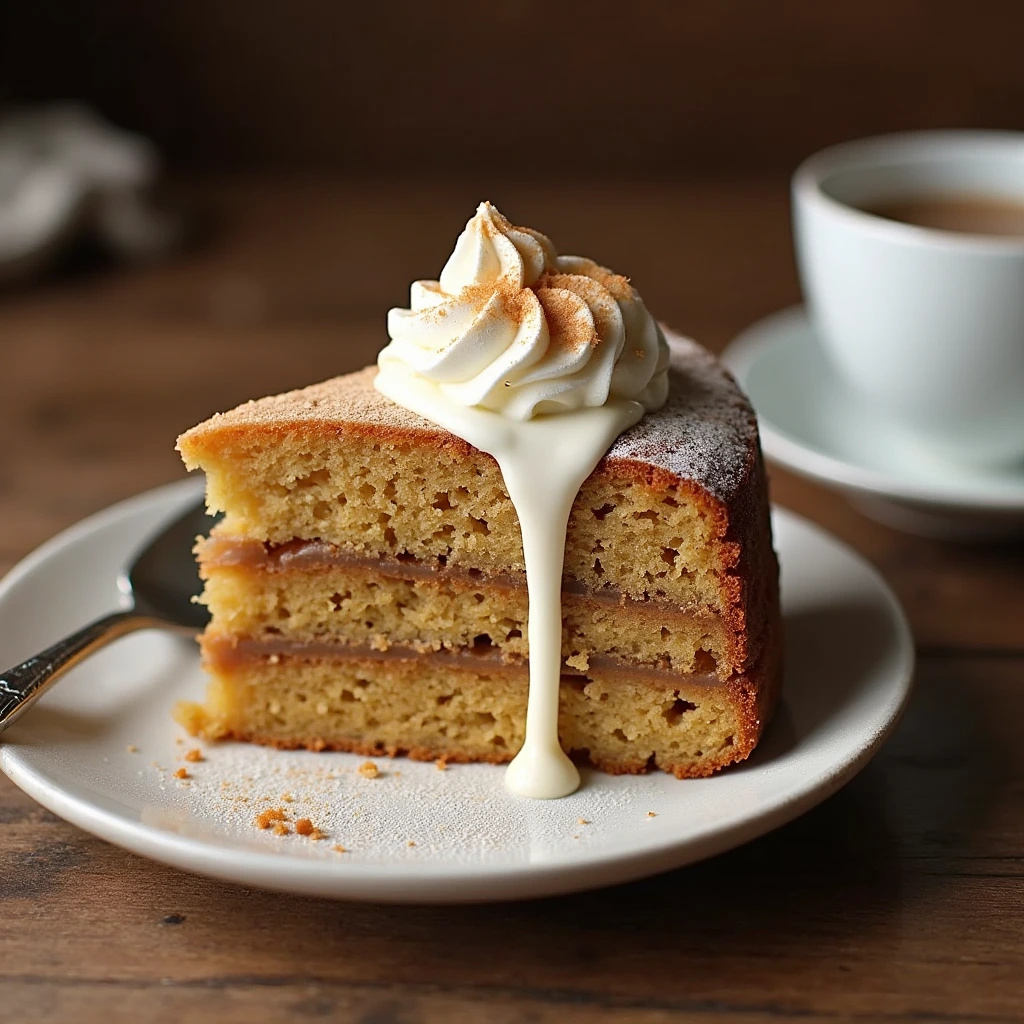 Warm and spiced Brown Sugar Chai Cake – a cozy delight