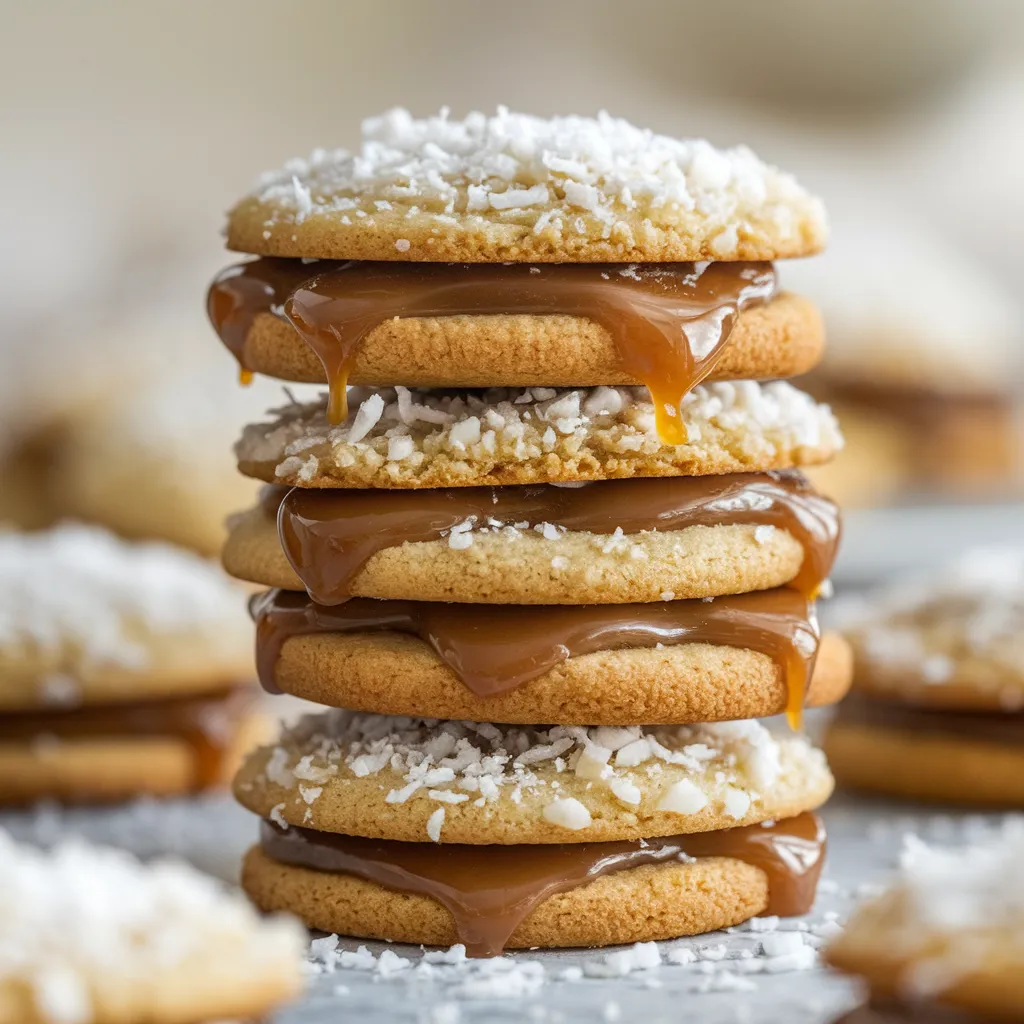 best and easy  Caramel Cheesecake Cookies