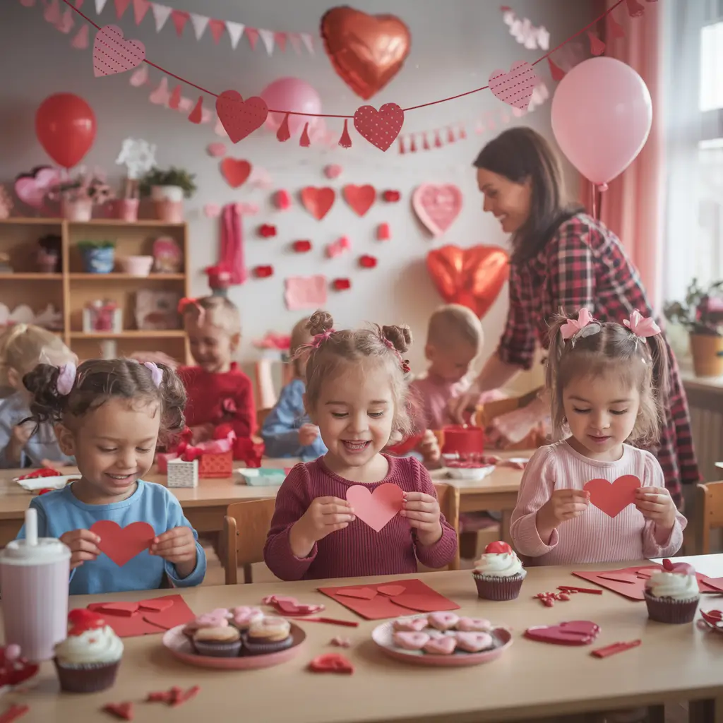 Kindergarten-Valentine-Party